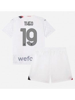 AC Milan Theo Hernandez #19 Auswärts Trikotsatz für Kinder 2023-24 Kurzarm (+ Kurze Hosen)